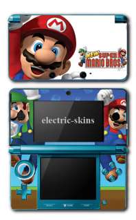 Nintendo 3DS super mario bros. skin kit,mario and luigi video game 