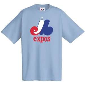  Montreal Expos Cooperstown Official Logo T Shirt Sports 