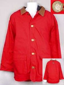 Marlboro Coat Jacket with removable & Reversable vest size Large 