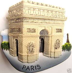 Arc De Triomphe Paris,France resin 3D fridge Magnet  