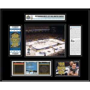 Pittsburgh Penguins 2011 Winter Classic Ticket Frame  