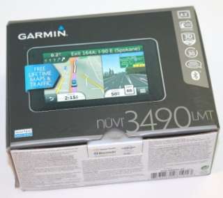 Garmin Nuvi 3490LMT GPS Navagation System NEW 753759981013  