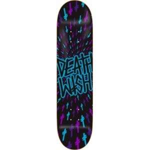  Deathwish Trippin Aqua Skateboard Deck   8 x 32 Sports 