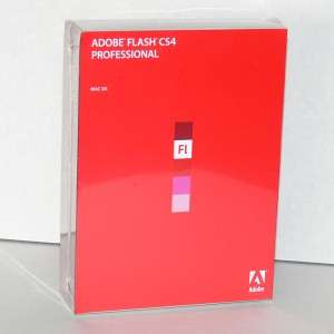 Adobe Flash Pro CS4 CS 4 Mac New Box PN 65018518  