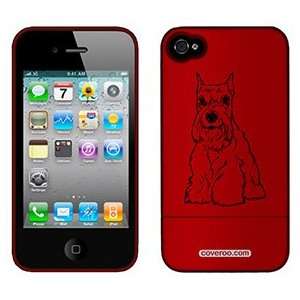  Schnauzer on Verizon iPhone 4 Case by Coveroo  Players 
