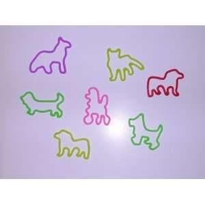  Glow Rubber Fun Bands   Dogs, 12 Pack Toys & Games