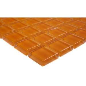   ´ Collection 1 X 1 Frosted Mimosa Glass Tile