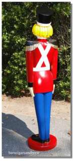 Giant 5 Tin Soldier Statue Christmas Holiday ornament Toy Shop 
