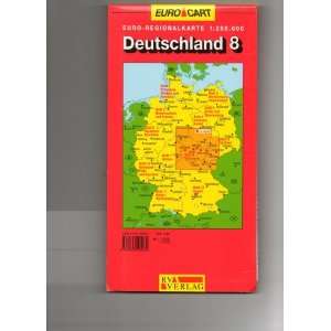  Euro Regionalkarte 1250.000 THUERINGEN (Deutschland 8 