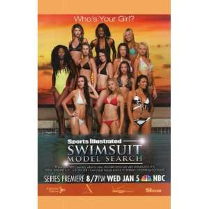  Sports Illustrated Swimsuit Model Search Poster TV 27x40 