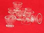   Miniature 10 pcs. of Plactic Glasses, cystal clear like real glass G02