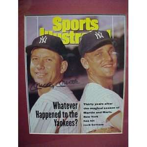  Mickey Mantle Autographed May 27, 1991 Sports Illustrated 