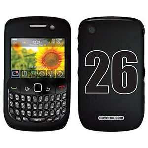  Number 26 on PureGear Case for BlackBerry Curve 