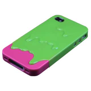 2012 New Hard Back Skin Case Cover Ice Cream Design For Apple Iphone 4 