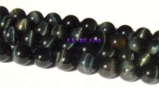 AAA Grade Natural Blue Tiger Eye Round Loose Beads 10mm  
