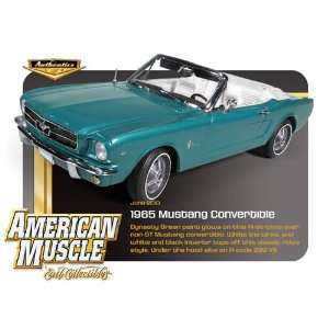  1965 Ford Mustang Convertible Blue Toys & Games