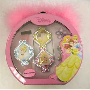  Disney Princess Kids Girls 6 Piece Digital Watch and Rings 