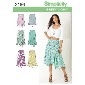 Simplicity Sewing Pattern 2186 Misses Skirts, Size U5 (16 18 20 22 