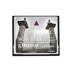  8GB 133X Kingston Ultimate CompactFlash Memory Card 