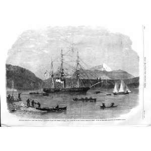  1862 VANCOUVER ISLAND COLUMBIA HARVEY SHIPS PLUMPER