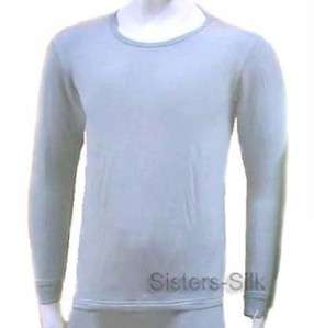 Mens 100% Silk Shirt/Undershirt M~XL #AF222 ●Free p&p  