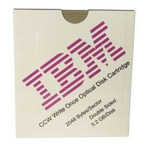  IBM MEDIA Disc, WORM Optical, 5.25 in. CCW 5. 2GB 2048 B/S 