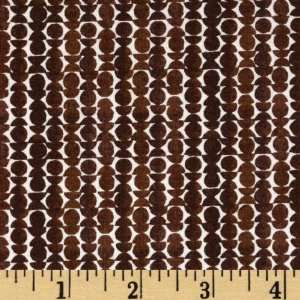  44 Wide Marcus Brothers White/Brown Dots Fabric By The 