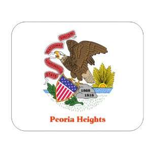  US State Flag   Peoria Heights, Illinois (IL) Mouse Pad 