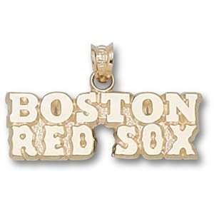  Boston Red Sox MLB 3/8 Pendant (Gold Plated) Sports 