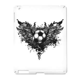  iPad 2 Case White of Soccer Ball With Angel Wings 