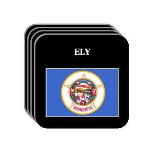  US State Flag   ELY, Minnesota (MN) Set of 4 Mini Mousepad 