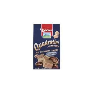 Loacker Quadratini Chocolate Wafers (Economy Case Pack) 4.4 Oz Box 