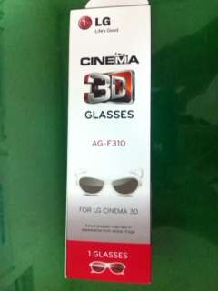 Genuine LG Cinema 3D Glasses AG F310 2012 New Model ( AG F260,AG F240 
