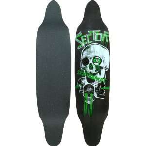 Sector 9 Carbon Free Decline Skateboard Deck w/ Free B&F Heart Sticker 