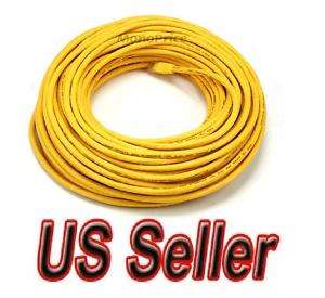 100FT xBox DSL PS2 PS3 PC Internet Network Cable Yellow  