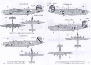 Sky Models Decals 1/72 B 24 LIBERATOR Bomber  