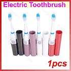Sonic Electric Tooth Massager Clean Cleaner Toothbrush with 3 Brush 