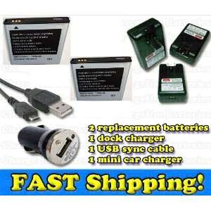   USB Car Charger + USB Data Sync Cable Cell Phones & Accessories