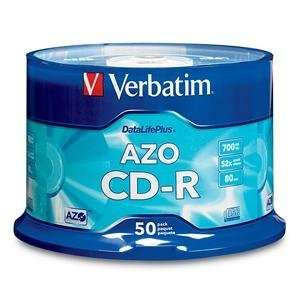  VERBATIM Disc, CD R 80 min, branded bulk, sp indle, 52X 