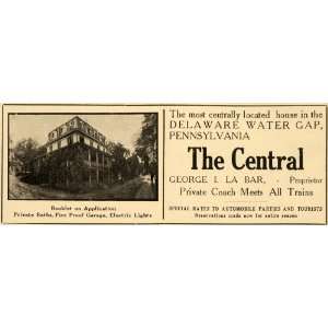  1912 Ad Central Resort Delaware Water Gap Pennsylvania 