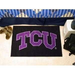  Texas Christian TCU Horned Frogs Starter Rug/Carpet Welcome 