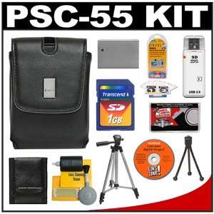  Canon PowerShot PSC 55 Deluxe Leather Compact Case + NB 5L 