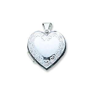  Sterling Silver Heart Locket Jewelry