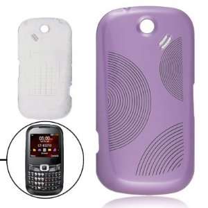   Purple Semi circle Print Battery Case for Samsung B3210 Electronics