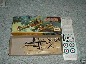 Aurora 1/48 SE 5 Scout 1963 issue   Old kit  