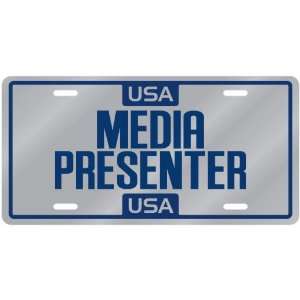  New  Usa Media Presenter  License Plate Occupations 