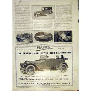  Motor Car Napier Austin Sunbeam Cadillac Squire 1914