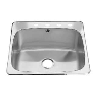   Drop In 25.63 Inch x 22.06 Inch Single Bowl Utility Sink 