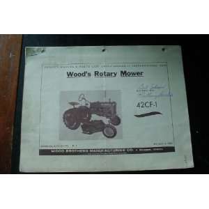   Manual & parts list with assembly instructions Wood Brothers Books