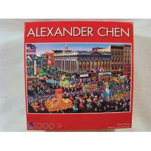 Alexander Chen 1000 Piece Jigsaw Puzzle Mardi Gras  Toys & Games 
